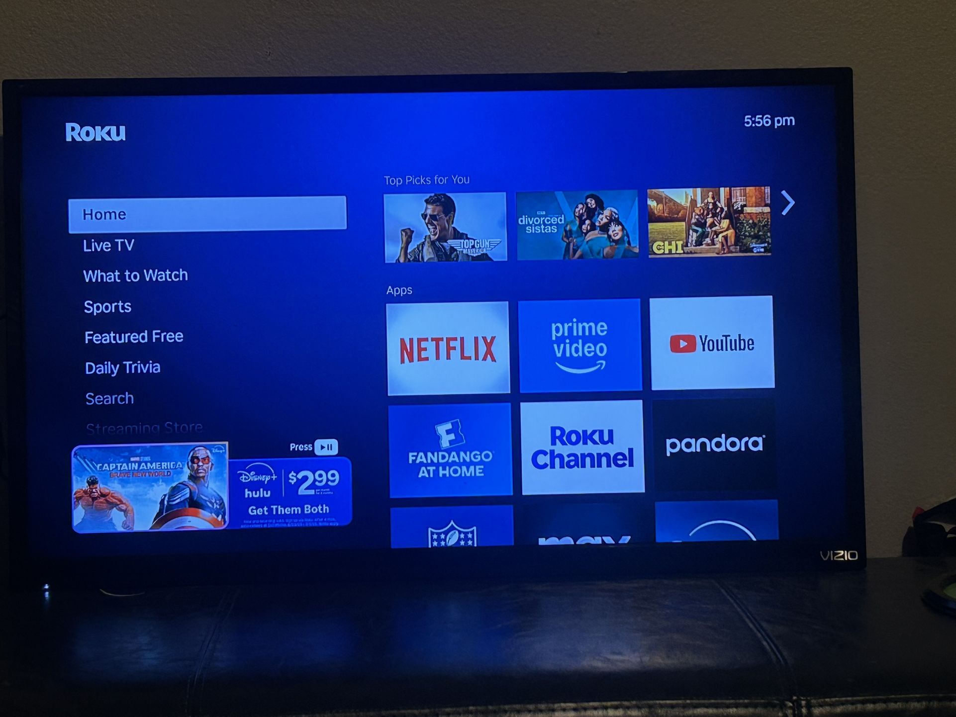 31 Inch Vizio Tv Roku Plug In Included