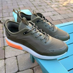 Women’s Nike Air Max Size 10 Medium Olive White Black Training Shoes AQ4312-200