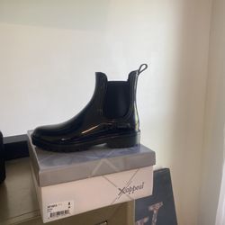 Black Rain Boot Size 8 Women