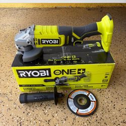 RYOBI ONE+ 18V Cordless 4-1/2 in. Angle Grinder (Tool Only)