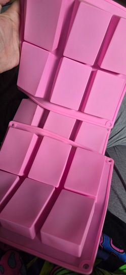 3 pack silicone soap bar molds