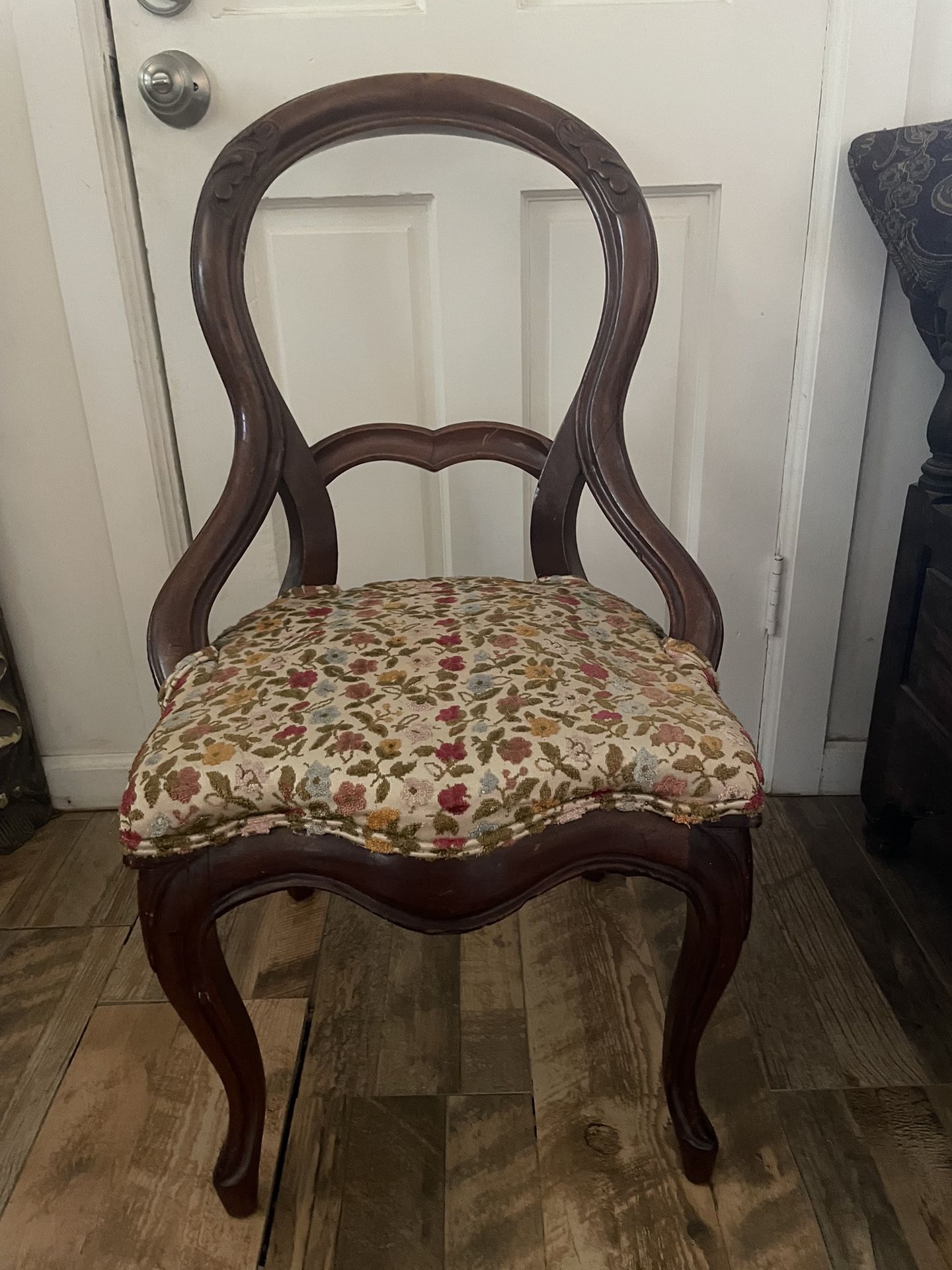 Balloon Back Antique Chair