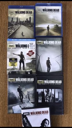 The Walking Dead seasons 1,2,3,4,5,6, and 7, all for $60, Disney marvel Harry Potter movies Bluray and dvd collectibles