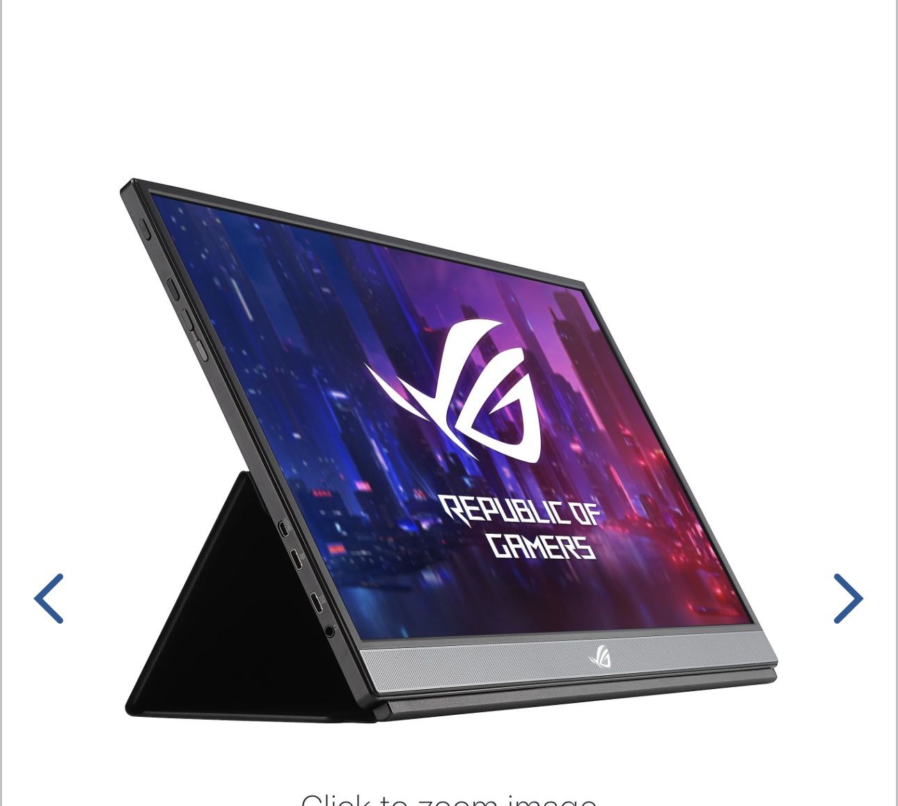 Asus ROG Strix XG17AHPE 17" Class Full HD Gaming LCD Monitor - 16:9 - Black - 17.3" Viewable - In-plane Switching (IPS) Technology - XG17AHPE