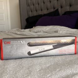 CHI Titanium XL 1” Hairstyling Iron – Extra Long Plates – New in Box 