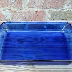 Anchor Hocking Essentials Cobalt Blue 13" (3 Qt) Rectangular Baker