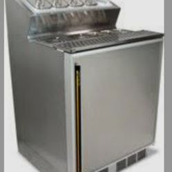 Silver King Ice Cream Condiment Freezer.