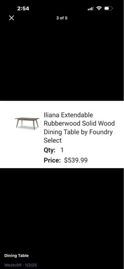 Wayfair Dining Extendable Table