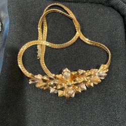 18K Gold Vintage Necklace 18 Inches  33 grams Plus
