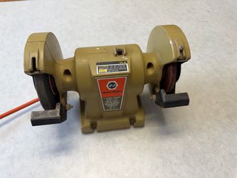 Vintage Black & Decker 5" Bench Grinder No. 7900 Cast Metal Made in USA