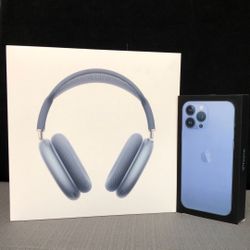 iPhone 13 Pro Max 128GB (OB) With AirPods Max  