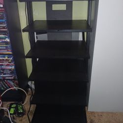 6 Shelf Black Stand