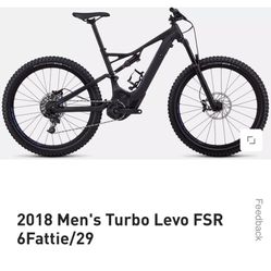 2018 Levo Fsr E Bike 