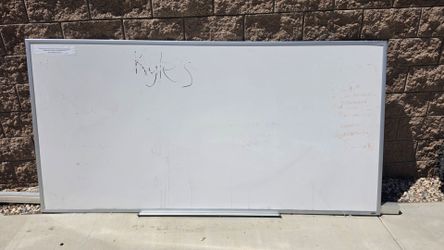 4ft x 8ft white board.