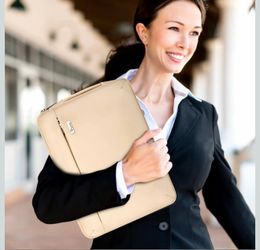 Laptop / IPad Sleeve Case 14 15 Inch with Handle, 360° Protective Waterproof Slim Computer Bag