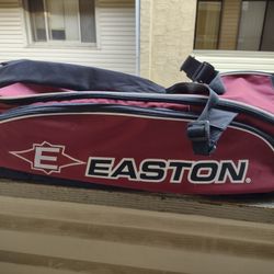 Easton Burgundy And Black Baseball / Softball Equipment Bag