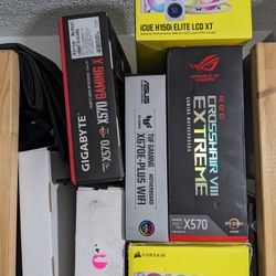 Boxes for graphics cards, processors, ram and ssd