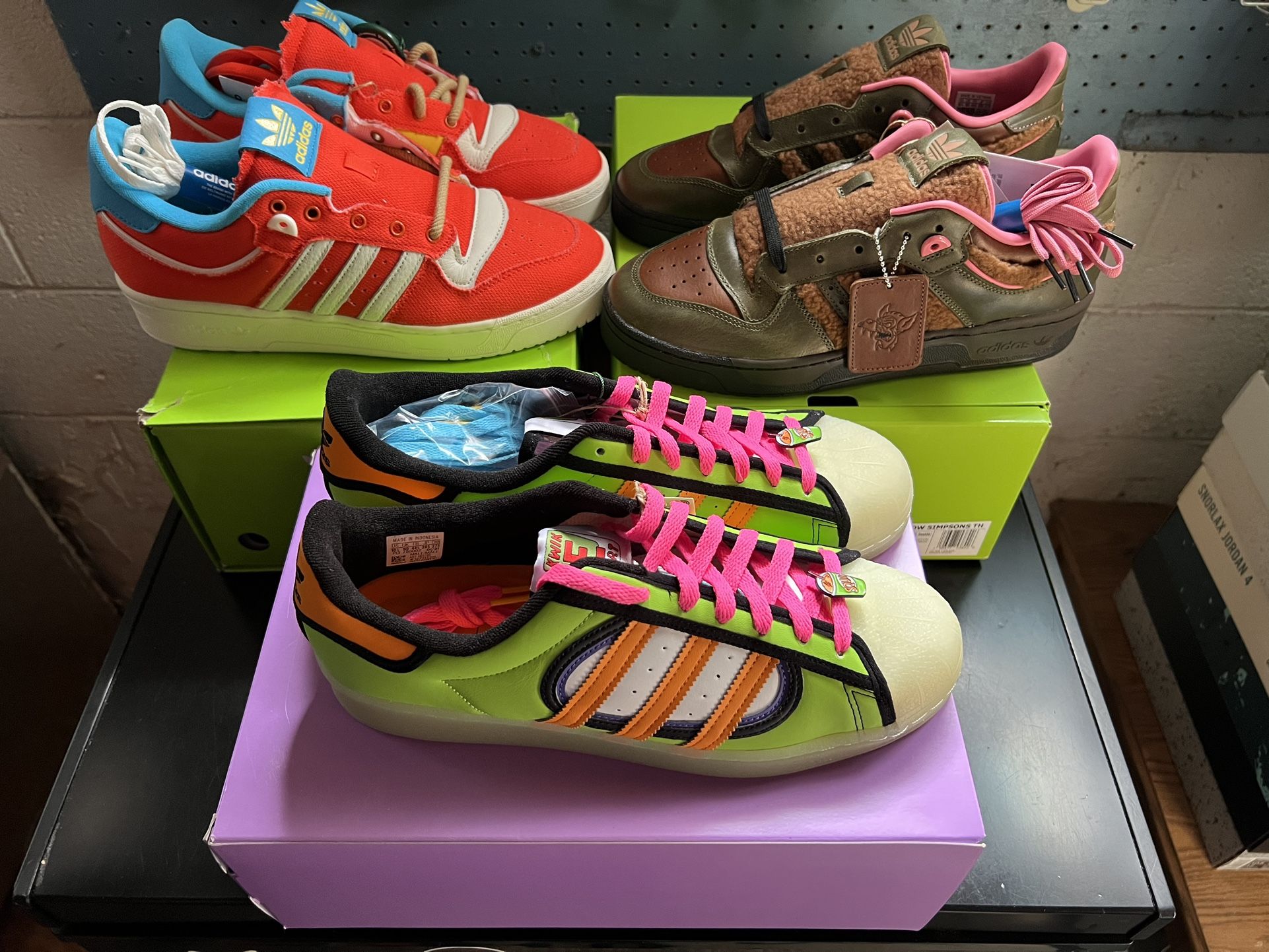 Adidas Halloween 3 Pair Size 10.5 Bundle!