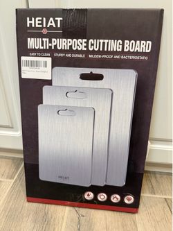 New: 3-pack-100% Pure Titanium Cutting Boards for Kitchen