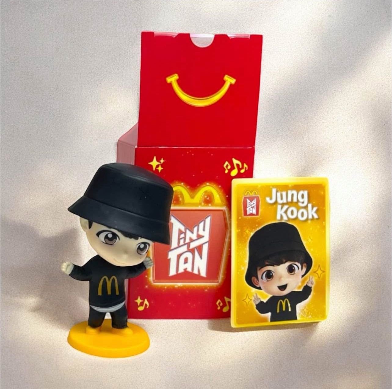 Mcdonalds Tiny tan BTS Jung Kook