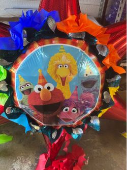 Sesame Street bola piñata