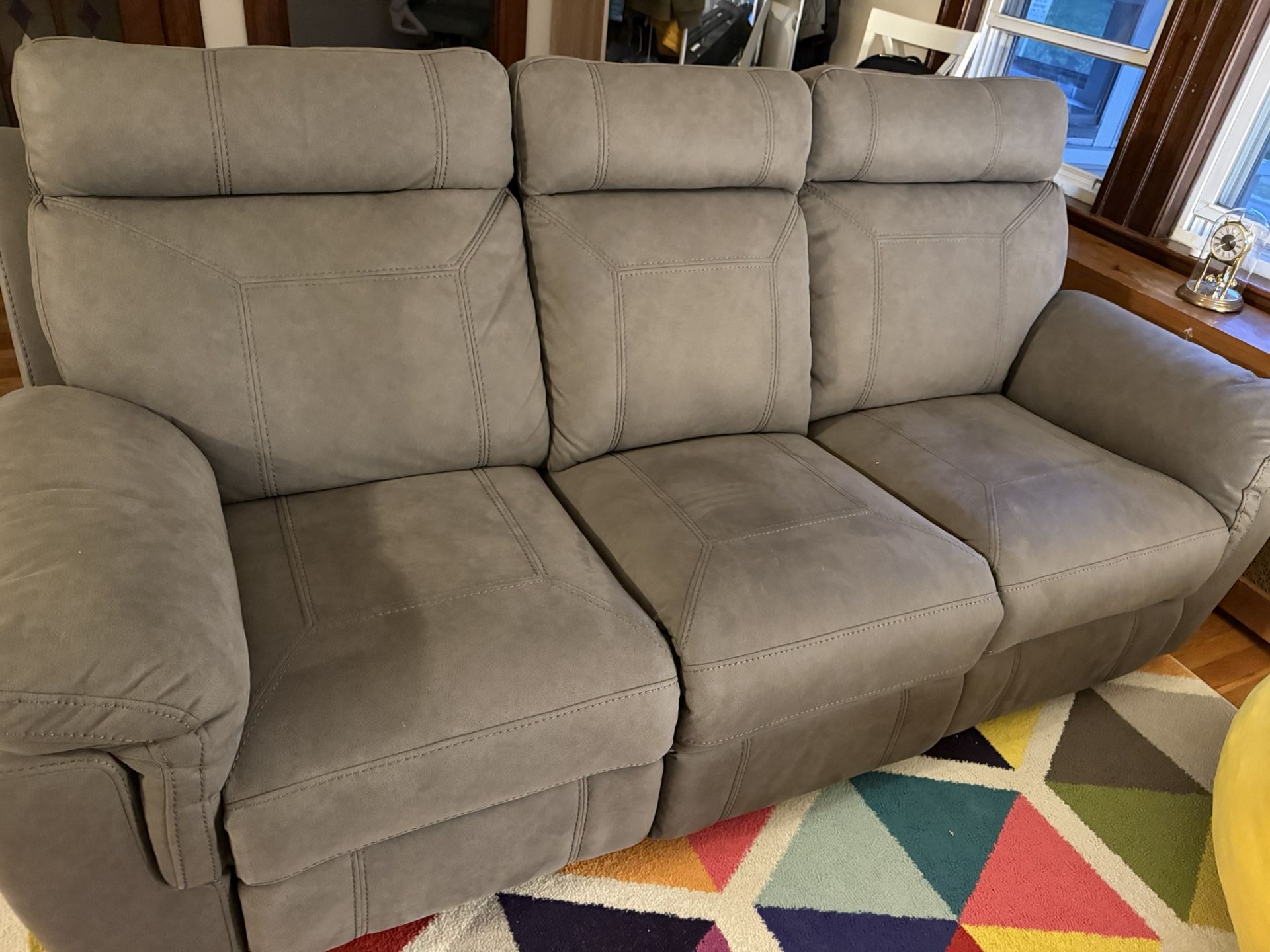 Brown Reclining Couch