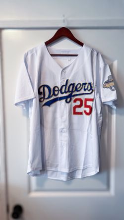 Dodgers custom jersey “back 2 back”