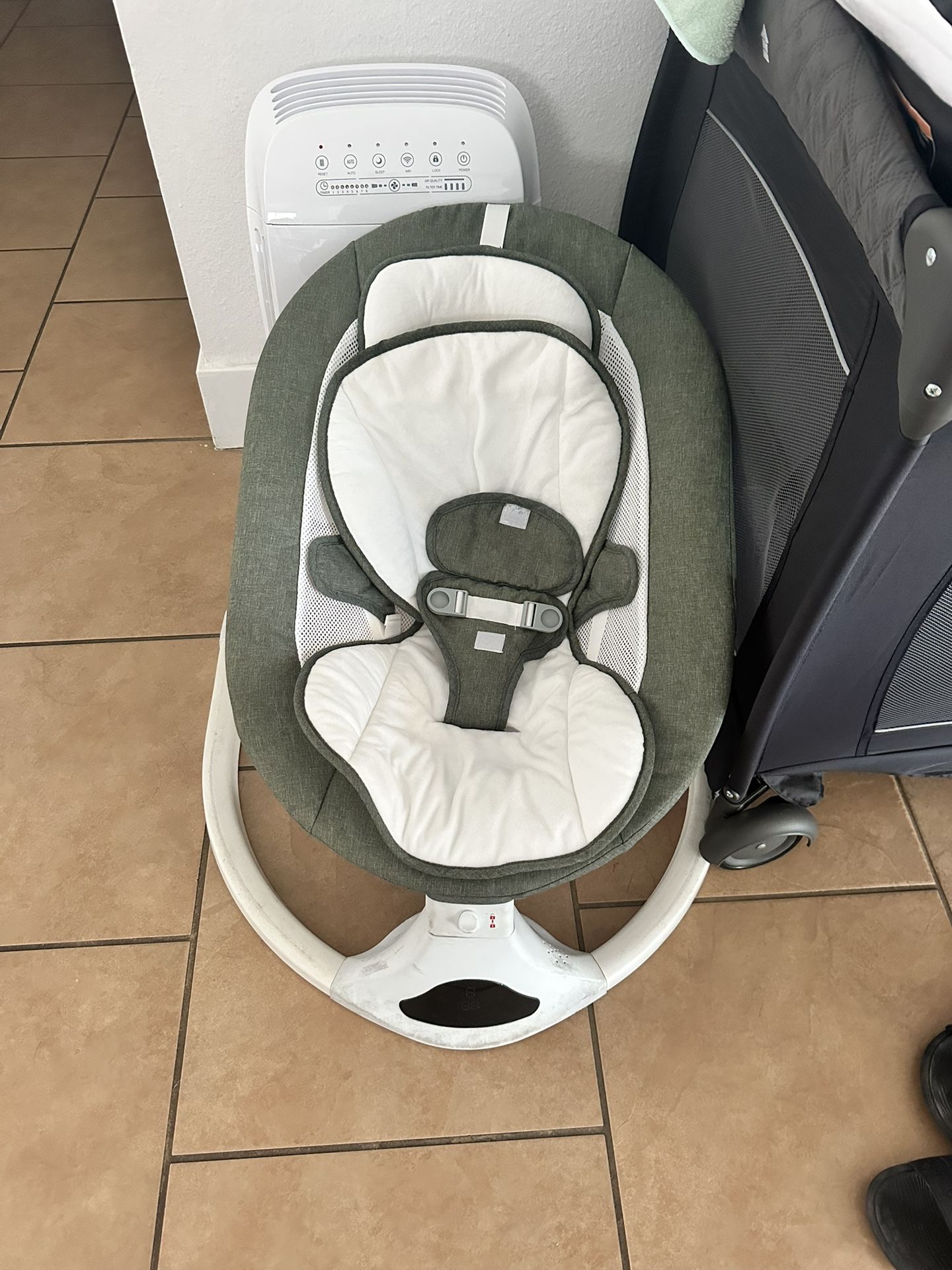Baby pillow and two swing
