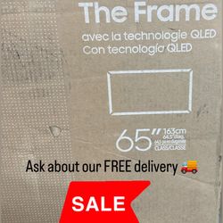 SAMSUNG 65-Inch Class QLED 4K LS03FW The Frame Pro  Series Smart TV , Anti-Reflection, Customizable Frame, Slim Fit Wall