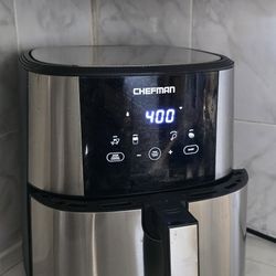 Chefman Digital Air Fryer Stainless Steel Countertop Cooker – Tested Working