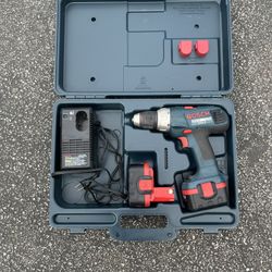 Bosch Tools Impact Drill And Battery 2 And Charger 