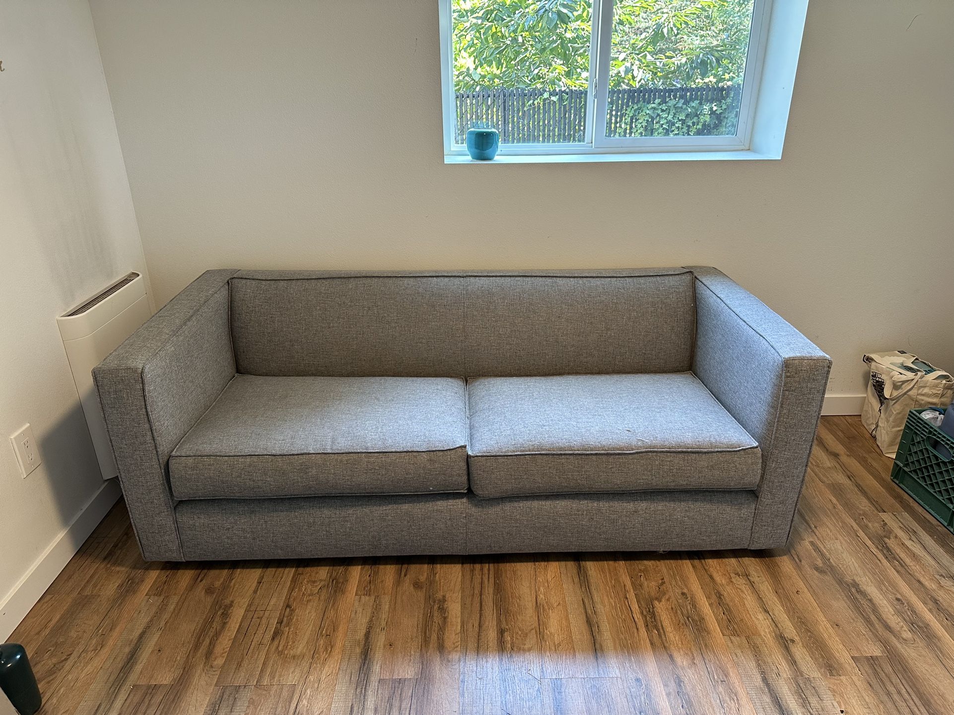 CB2 Grey Sofa