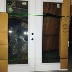 72x80 French Door Steel Full Glass Swing Out To The Left Hand