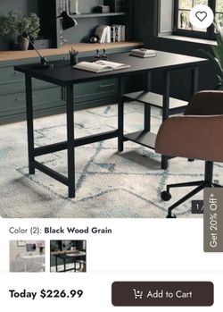 Martha Stewart Black Desk