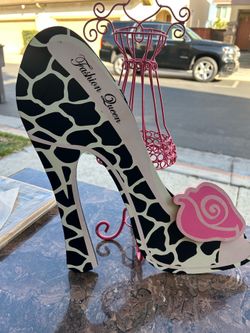 Girls Decor Shoe Wall Decor Pink Bow (Adorably Styled)