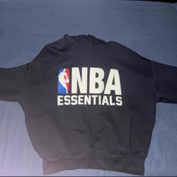 Fear of God NBA Essentials Black Hoodie size medium