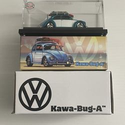 Hot wheels rlc kawa bug a blue vw volkswagen beetle