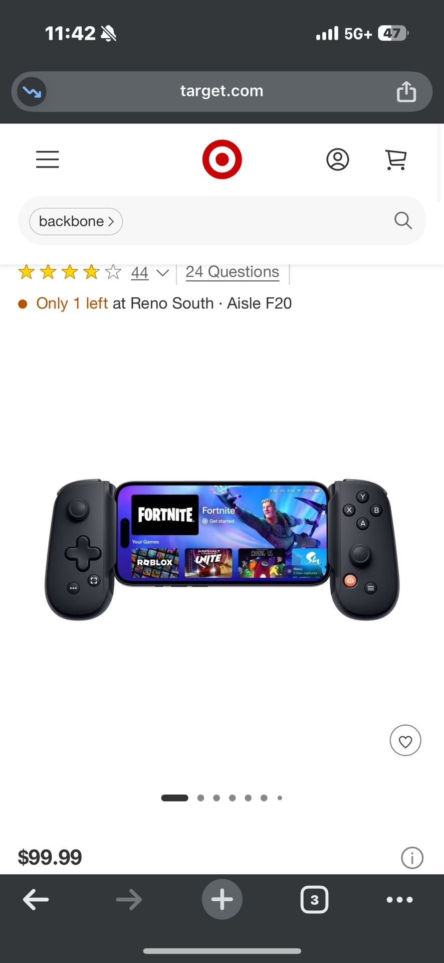 Backbone Mobile Controller