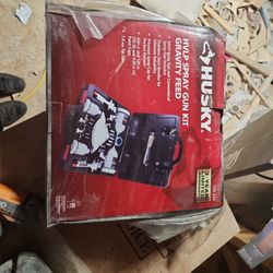 New Never Used Husky Hvlp Spray Gun Kit