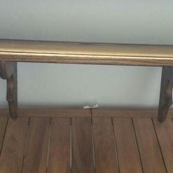 Solid wood shelf