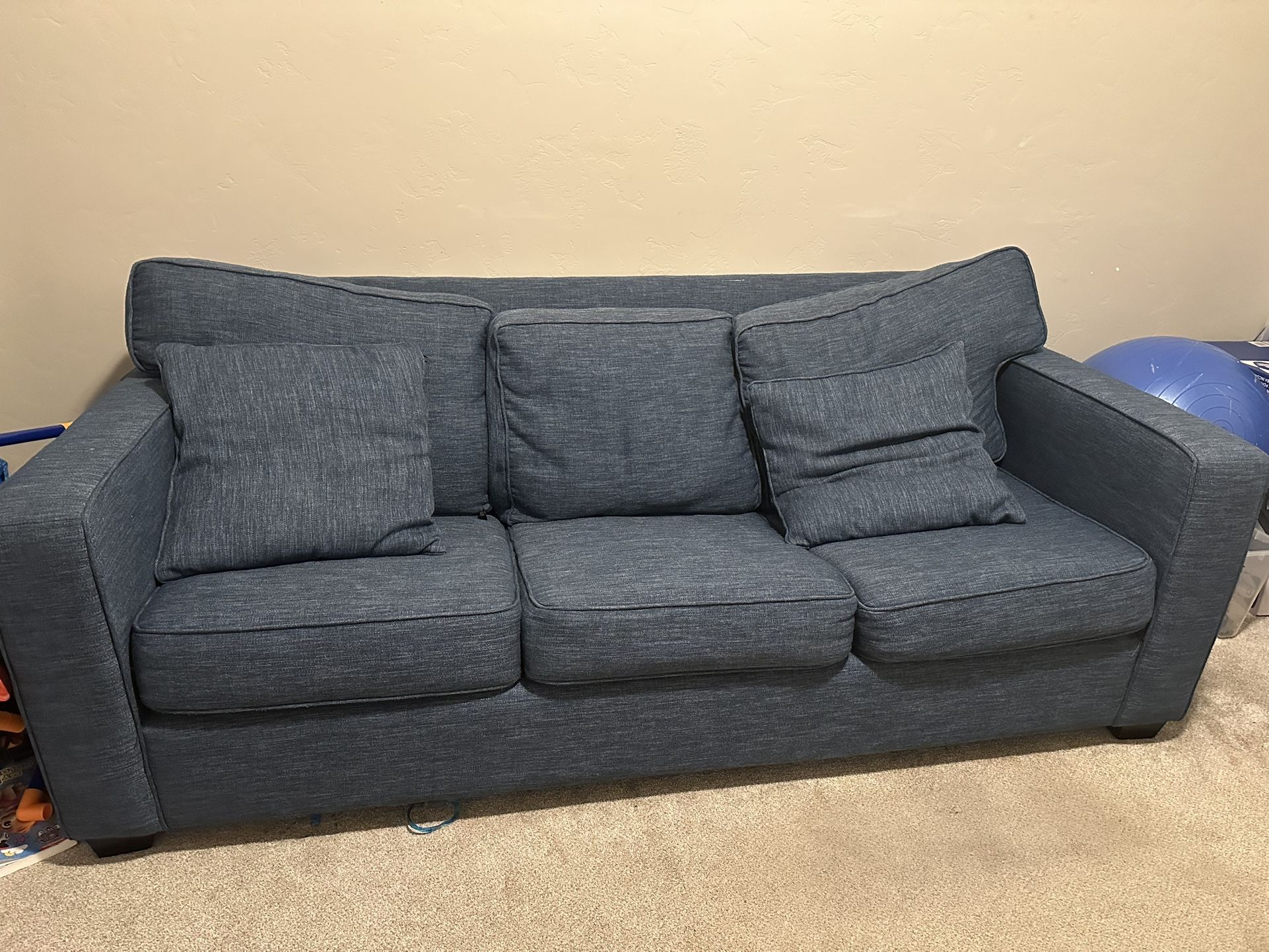 Blue Sofa Bed