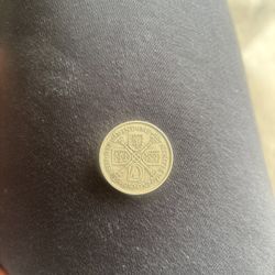 1930Great Britain UK United Kingdom SILVER FLORIN Coin King George V