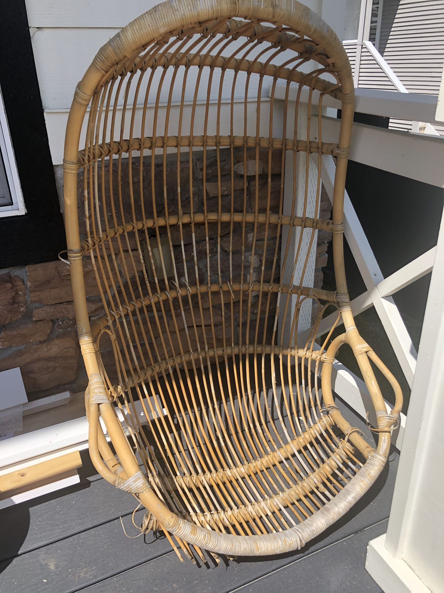 Serena and Lily hanging swing chair