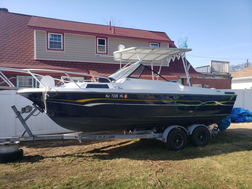 Boat With Trailer Parts Only