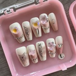 Handmade press on nails - Size L