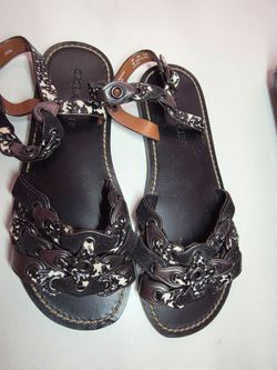 Coach size 6 women's sandals