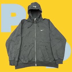 Supreme x Nike Zip Up Hooded Sweatshirt (XX-Large)