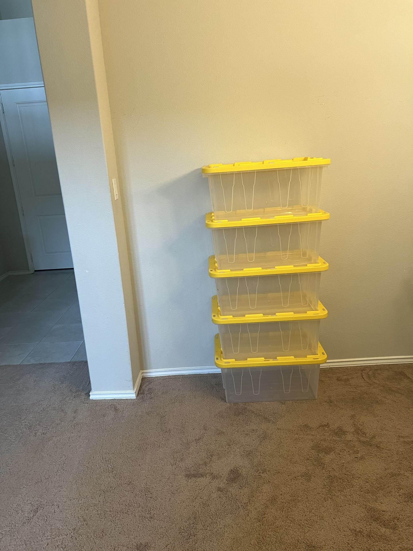 Storage Containers With Lids 5pcs $20 For Everything