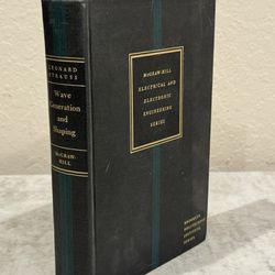 Leonard Strauss "Wave Generation and Shaping" 1st Edition, 1960 Vintage Textbook