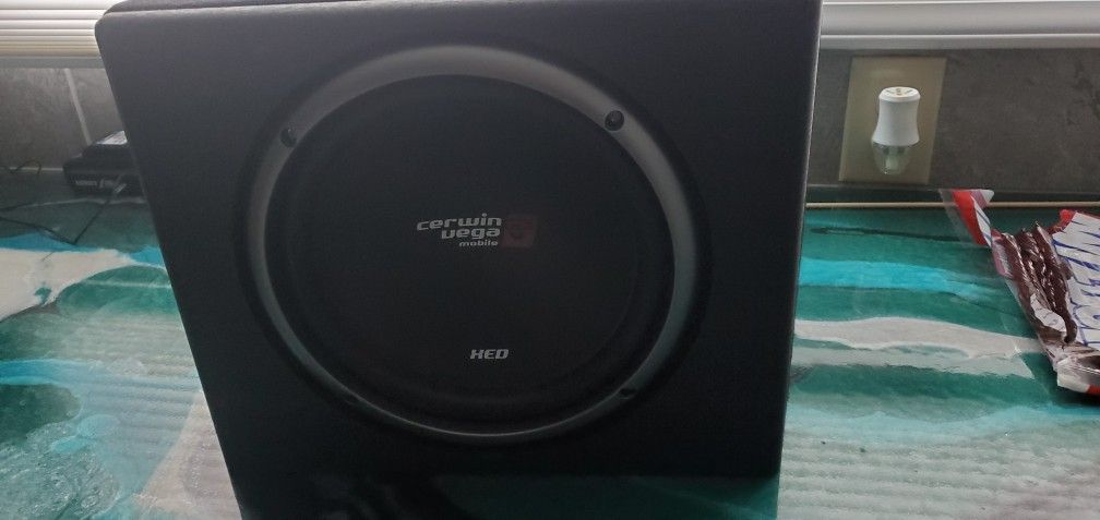 cerwin Vega 10 inch subwoofer